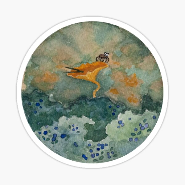 Item preview, cute spider in the forest designed and sold by Rava-Design.