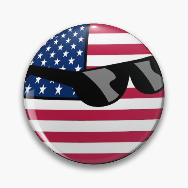 Item preview, Countryballs american designed and sold by firminoo.