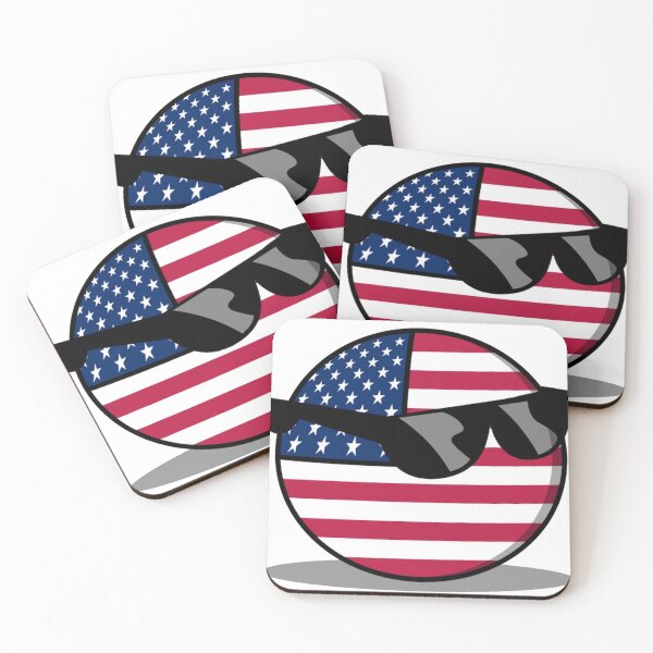 Item preview, Countryballs american designed and sold by firminoo.