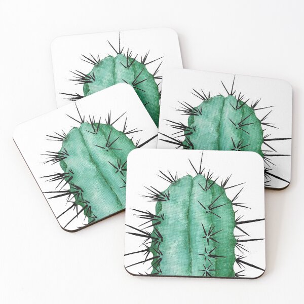 Item preview, Pointy Acrylic Green Cactus Plant designed and sold by LaynsLeaf.