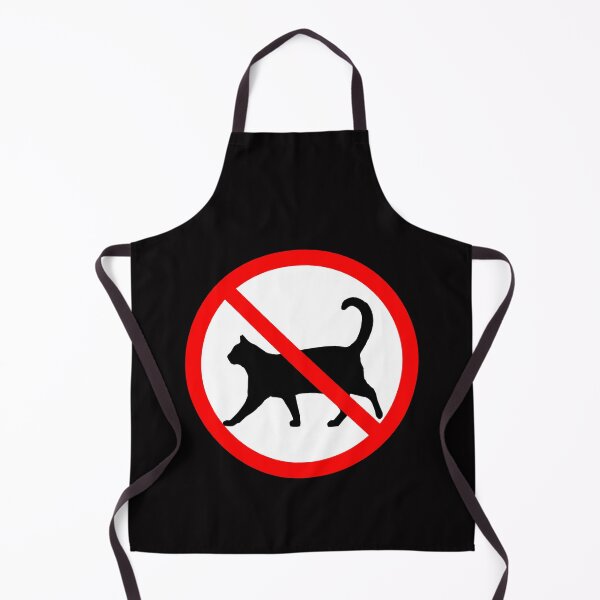 Item preview, No Cats Allowed - Red Circle with Slash, Simple Prohibition Sign designed and sold by CoolArtGeek.