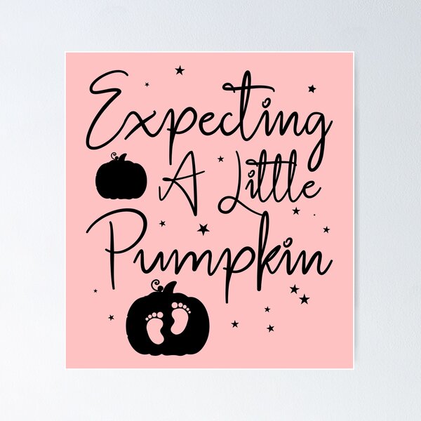 Item preview, Expecting A Little Pumpkin - Funny Halloween designed and sold by meedTee.