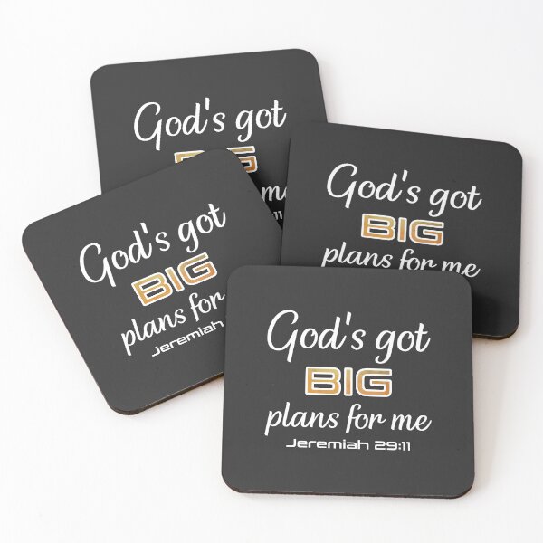 Item preview, Christian Design - God's Got Big Plans for Me - Bible Verse, Jeremiah 29:11 designed and sold by simplydesignart.