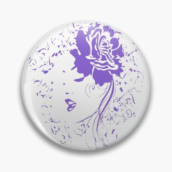 Artikelvorschau, Lila Vintage Flower Lady entworfen und verkauft von livianasgifts.