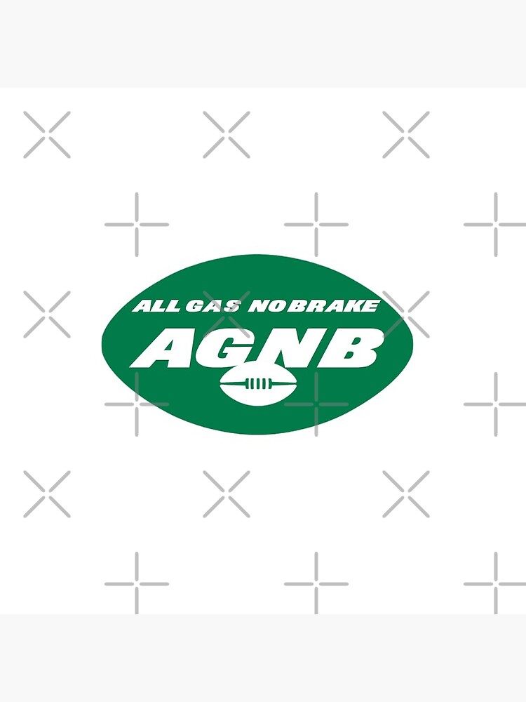 NYJ All Gas No Brake Logo Sticker for Sale by GangGreenGear