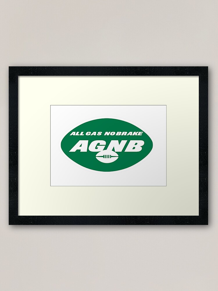 NYJ All Gas No Brake Logo Sticker for Sale by GangGreenGear