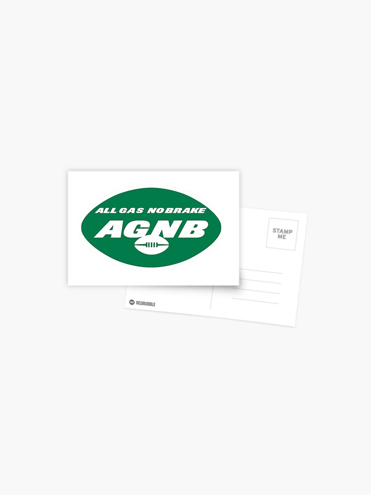 NYJ All Gas No Brake Logo Poster for Sale by GangGreenGear