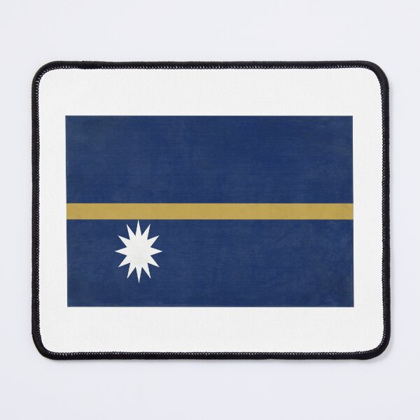 Item preview, Nauru Flag designed and sold by Finding Fortuity.