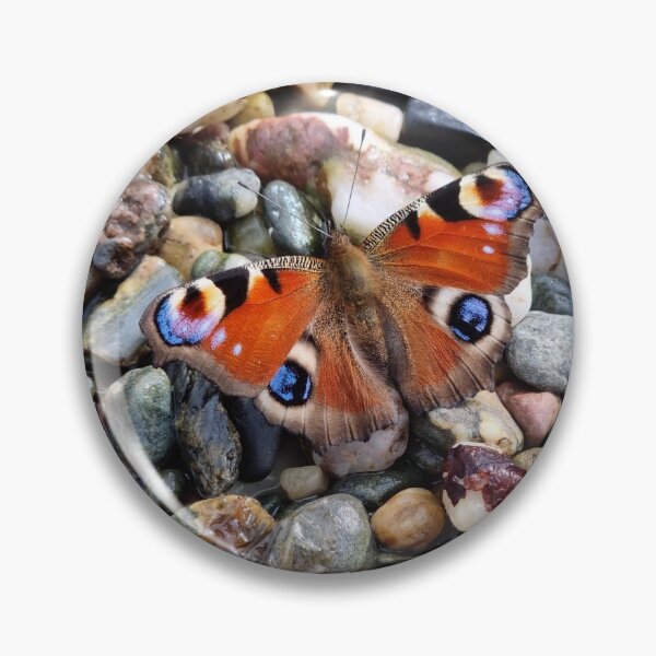 Item preview, Peacock Butterfly on Stone designed and sold by Nammu.