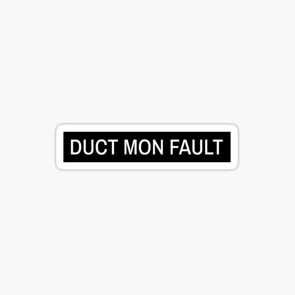 DUCT MON FAULT CRJ Sticker
