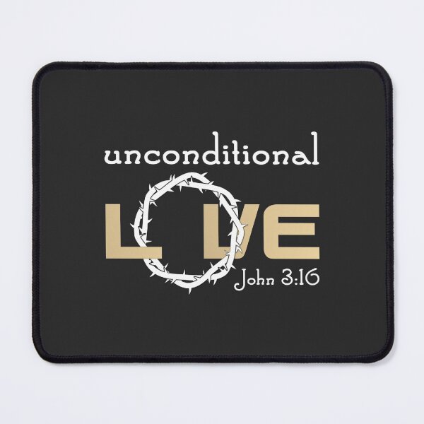 Item preview, Christian Design - Unconditional Love - Bible Verse John 3:16 designed and sold by simplydesignart.