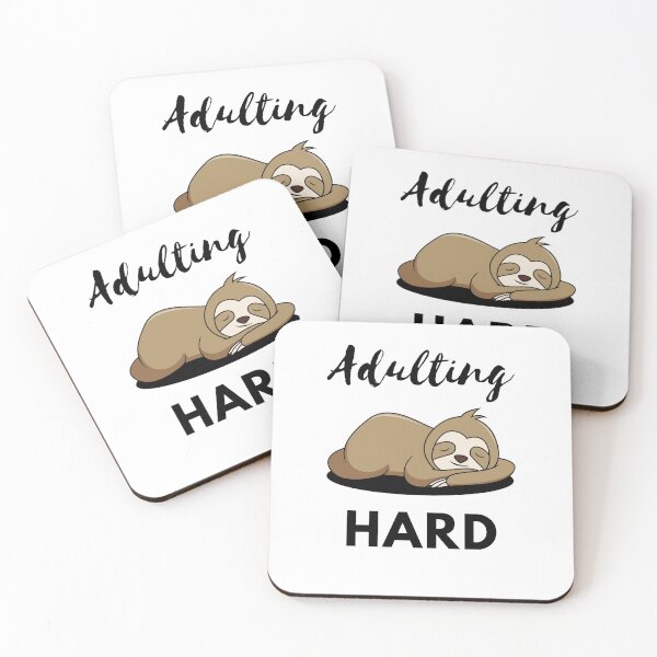 Item preview, Adulting Hard designed and sold by Crystal  Rose.