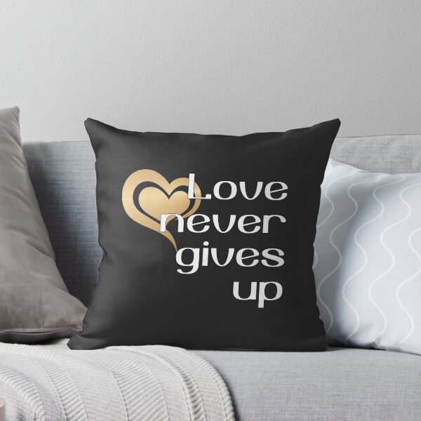 Item preview, Christian Design - Love Never Gives Up - Bible Verse 1 Corinthians 13 designed and sold by simplydesignart.