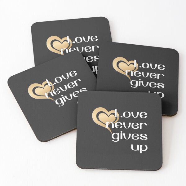 Item preview, Christian Design - Love Never Gives Up - Bible Verse 1 Corinthians 13 designed and sold by simplydesignart.