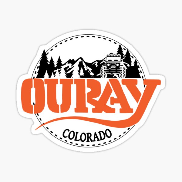Ouray Colorado, Overlanding Camping Trip Sticker
