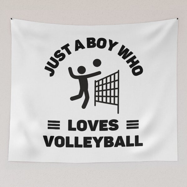 Item preview, Just a boy who loves volleyball. designed and sold by TheGreenGoat.