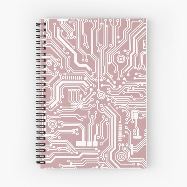 Item preview, Mauve microchip hardware circuit design designed and sold by Giulia  Palazzo.