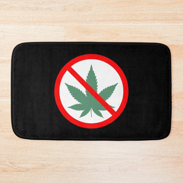 Item preview, No Marijuana Allowed - Red Circle with Slash, Simple Prohibition Sign designed and sold by CoolArtGeek.