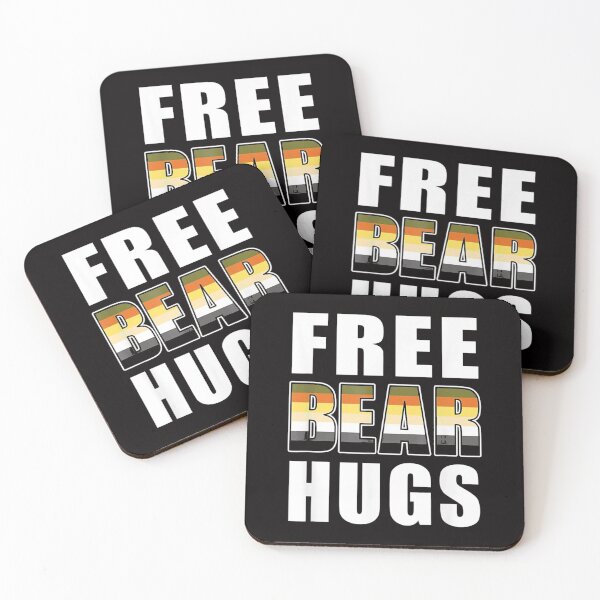 Item preview, Free Bear Hugs LGBTQ designed and sold by nrackpenra.