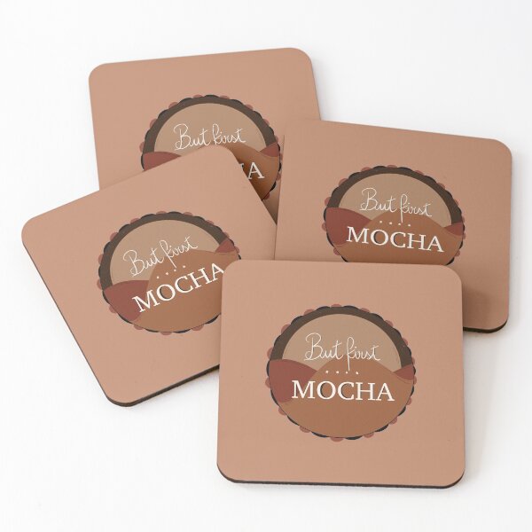 Item preview, But First Mocha Handwritten Circle Design designed and sold by bubblyshades.