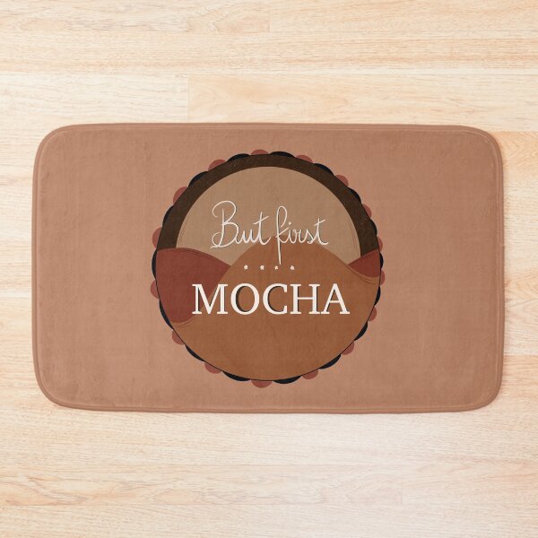 Item preview, But First Mocha Handwritten Circle Design designed and sold by bubblyshades.