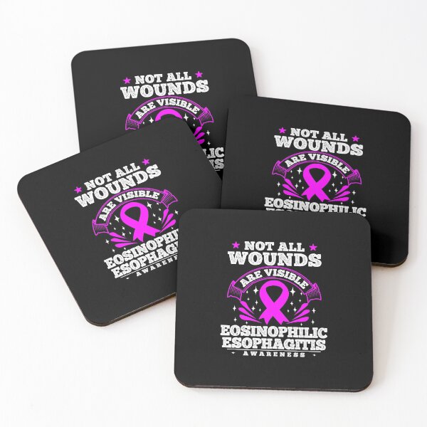 Item preview, Not All Wounds Are Visible Eoe Awareness Ribbon designed and sold by ichieli.