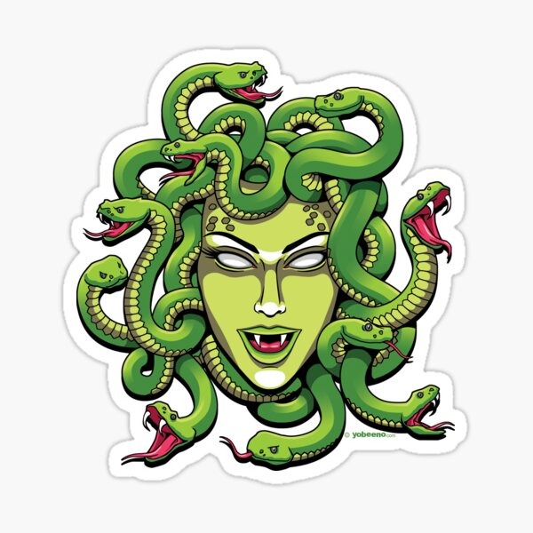 Vista previa del artículo con la obra «Medusa», diseñado y vendido por yobeeno.