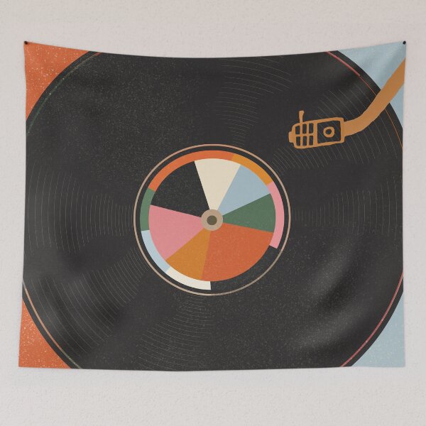 Item preview, Your Permanent Record - Record Player Vintage Colorwheel designed and sold by Matt Market.