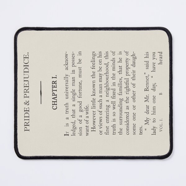 Item preview, Pride and Prejudice Page 1 - Horizontal designed and sold by mymymagic.