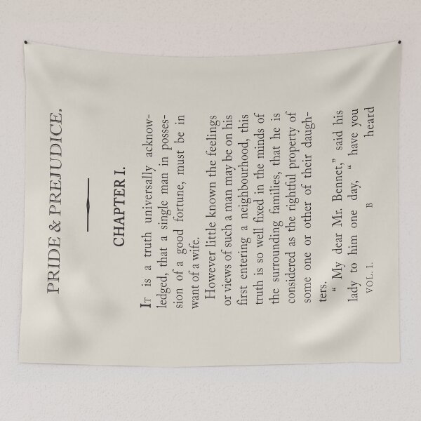 Item preview, Pride and Prejudice Page 1 - Horizontal designed and sold by mymymagic.