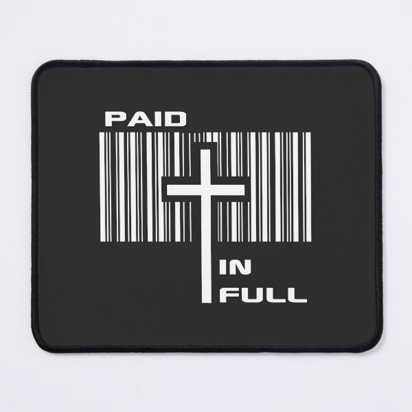 Item preview, Christian Design - Cross - Paid in Full - Barcode - John 3:16 designed and sold by simplydesignart.