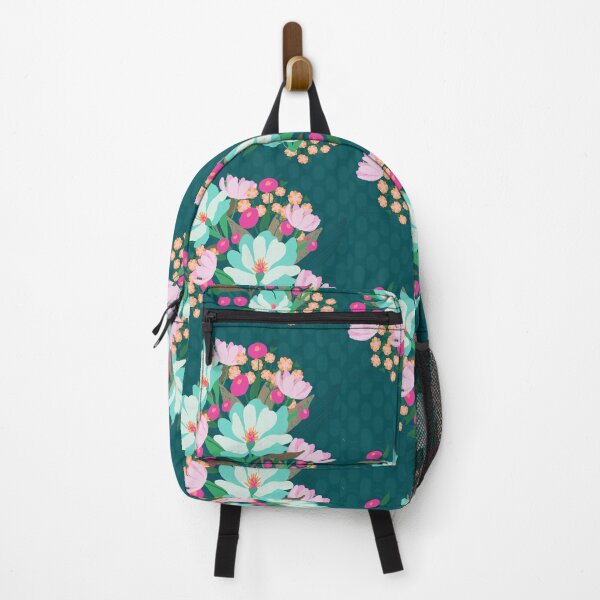 Item preview, Teal Textured Vibrant Floral designed and sold by ALEXIA SPEEKS.