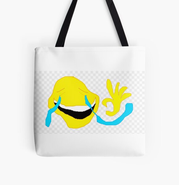 Everything Is Ok Gift For Him Her Sad Mood Ironic Gag Pun Crying Emoji  Happy Face Tote Bag by Funny Gift Ideas - Pixels