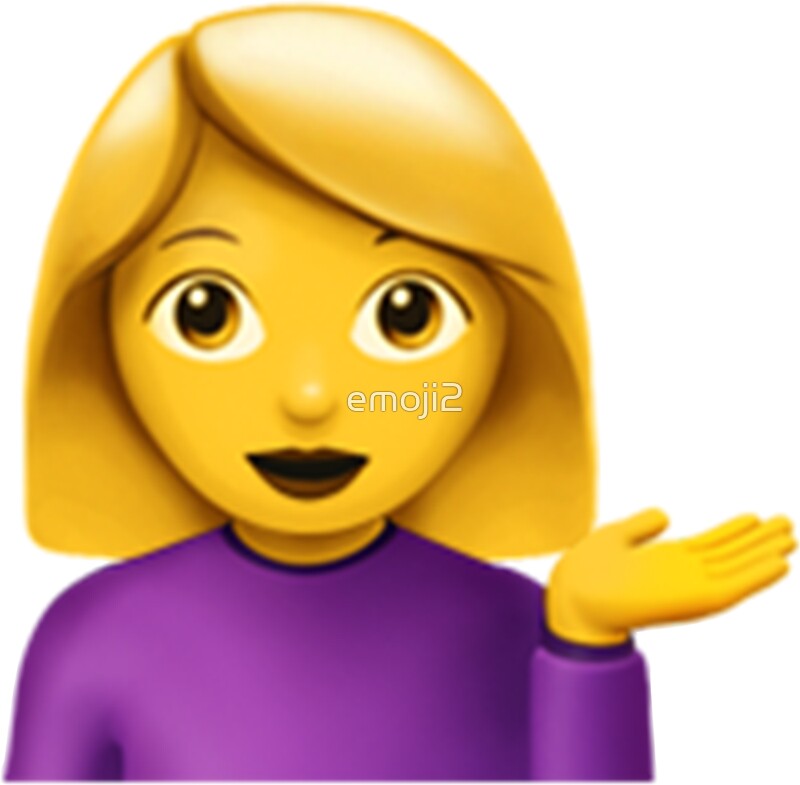 "Emoji Hair Flip (Female)" Stickers by emoji2 Redbubble