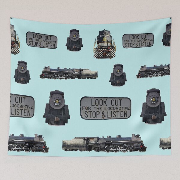 Item preview, Vintage Train Pattern designed and sold by JDWCreations.