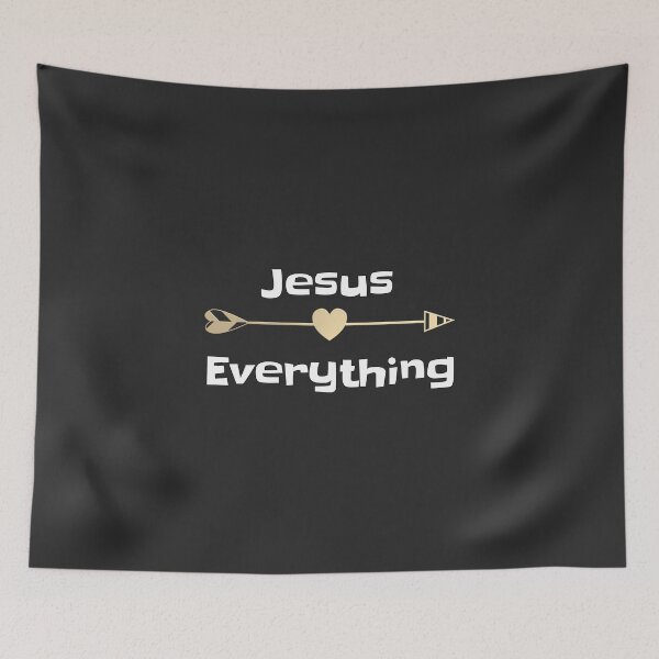 Item preview, Christian Design - Jesus, Everything with a Heart Arrow designed and sold by simplydesignart.