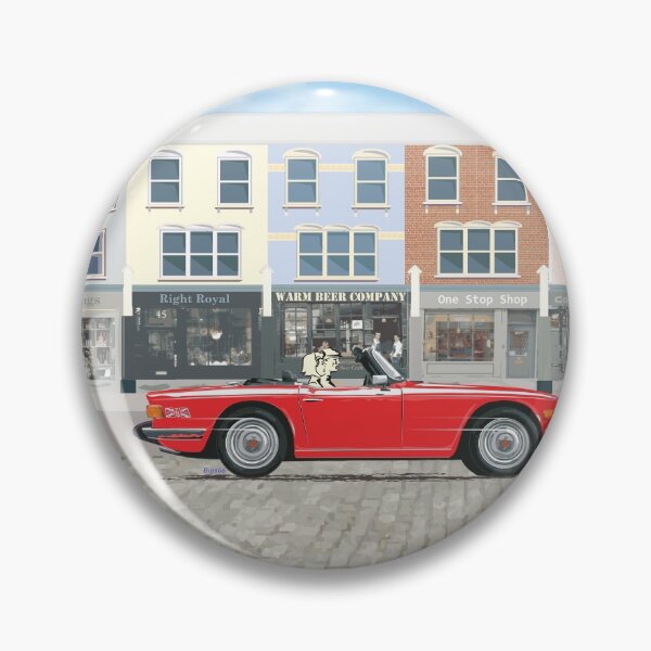 Item preview, Signal Red color late TR6 – the Classic British Sports Car designed and sold by Bigs66.