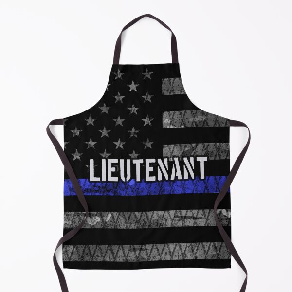 Item preview, Lieutenant Thin Blue Line Distressed Flag designed and sold by Jared Davies.