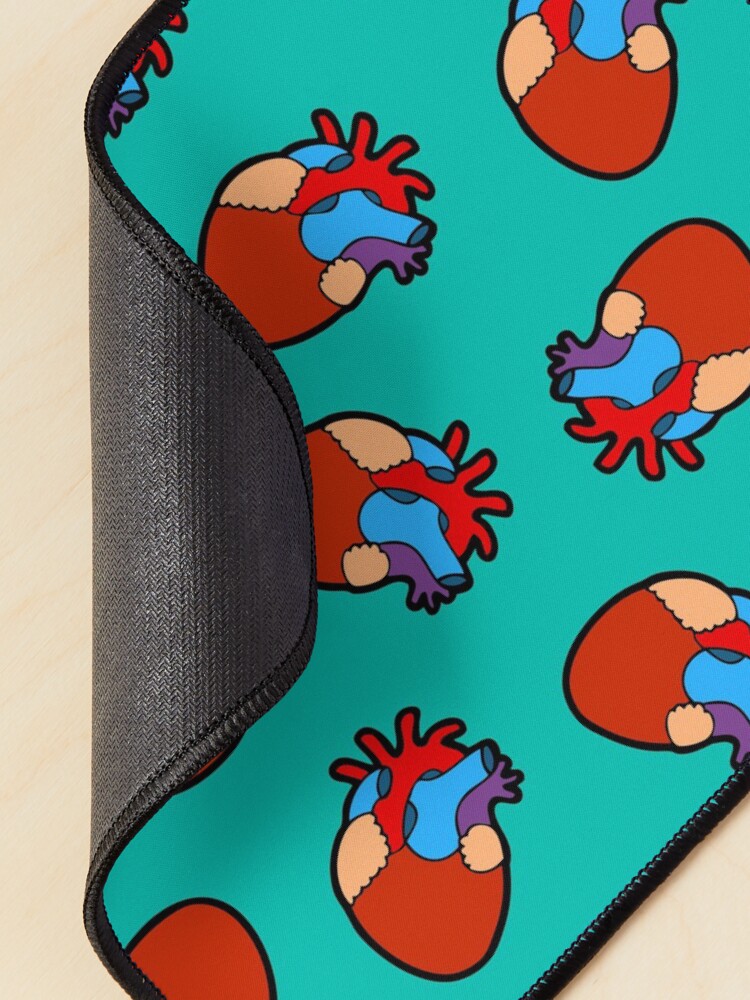 Alternate view of Anatomical Heart Pattern Mouse Pad
