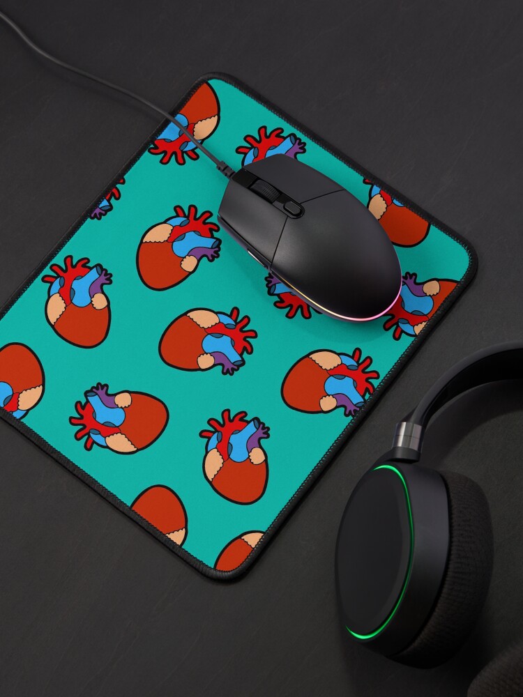 Alternate view of Anatomical Heart Pattern Mouse Pad