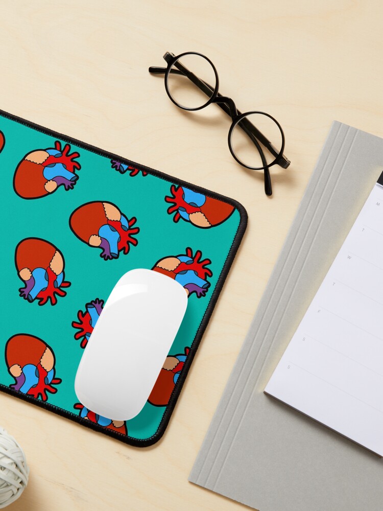 Alternate view of Anatomical Heart Pattern Mouse Pad