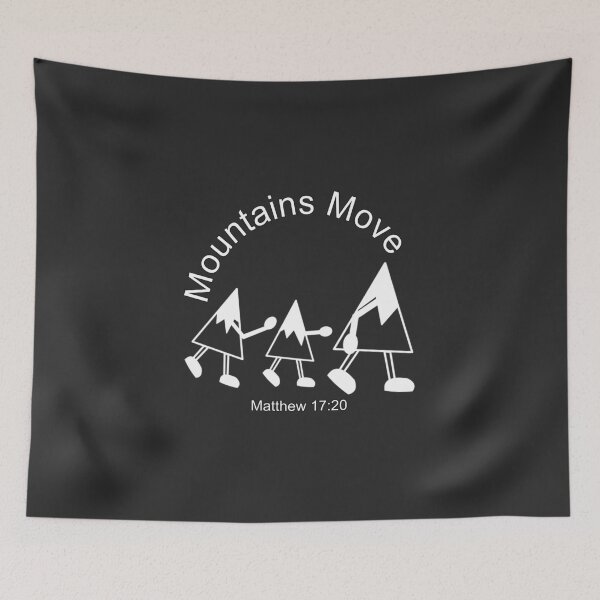 Item preview, Christian Design - Mountains Move - Matthew 17 verse 20 designed and sold by simplydesignart.