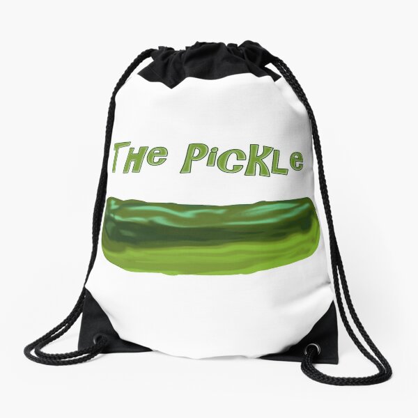the pickle Drawstring Bag for Sale by hookink