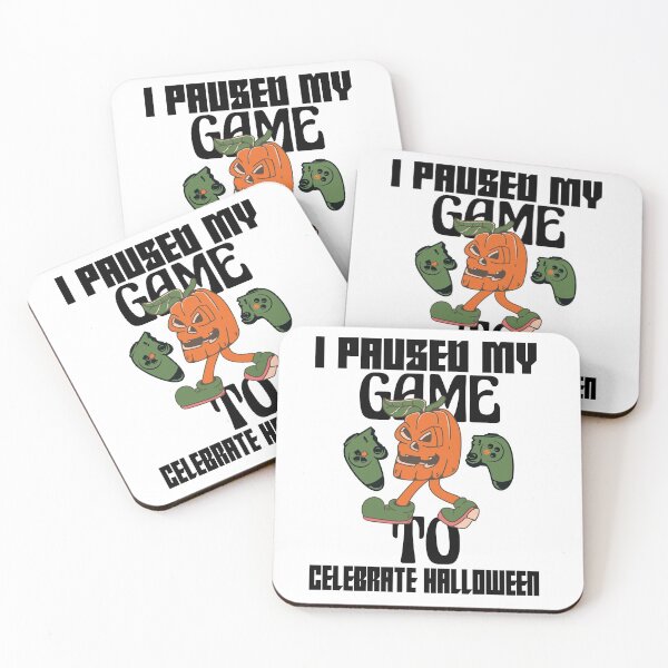 Item preview, Funny Gaming idea for halloween-I Paused My Game To Celebrate Halloween - Funny Vintage Halloween  designed and sold by kofundesigns.