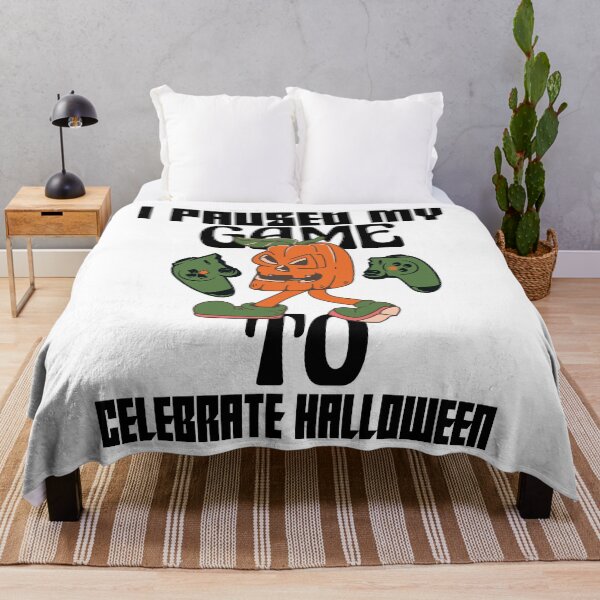 Item preview, Funny Gaming idea for halloween-I Paused My Game To Celebrate Halloween - Funny Vintage Halloween designed and sold by kofundesigns.