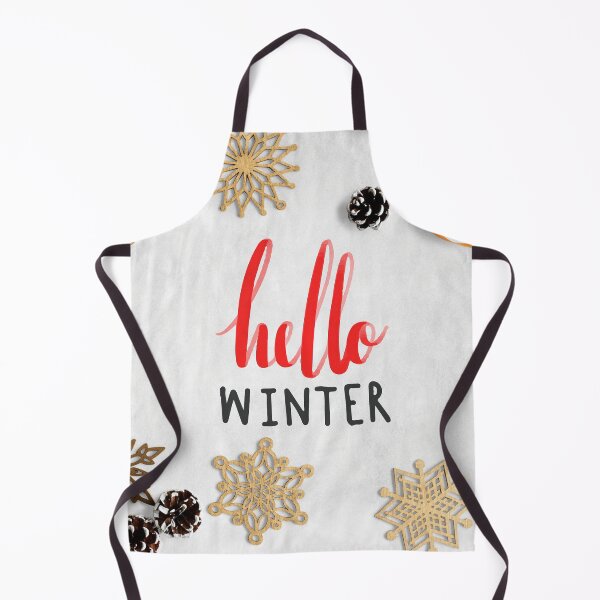 Item preview, Hello Winter Holiday Typography Greeting designed and sold by livianasgifts.