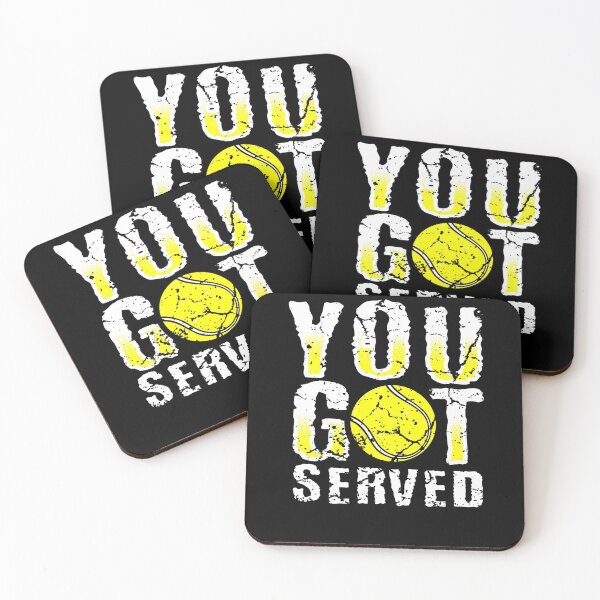Item preview, You got served - funny tennis saying designed and sold by Mila1946.