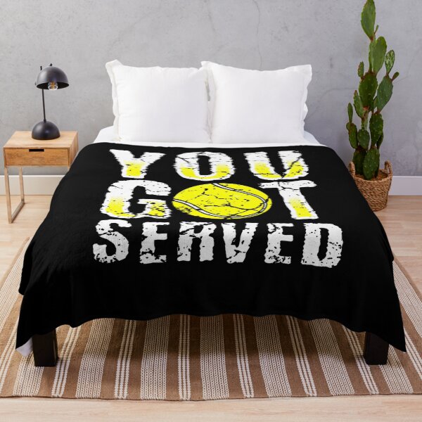 Item preview, You got served - funny tennis saying designed and sold by Mila1946.