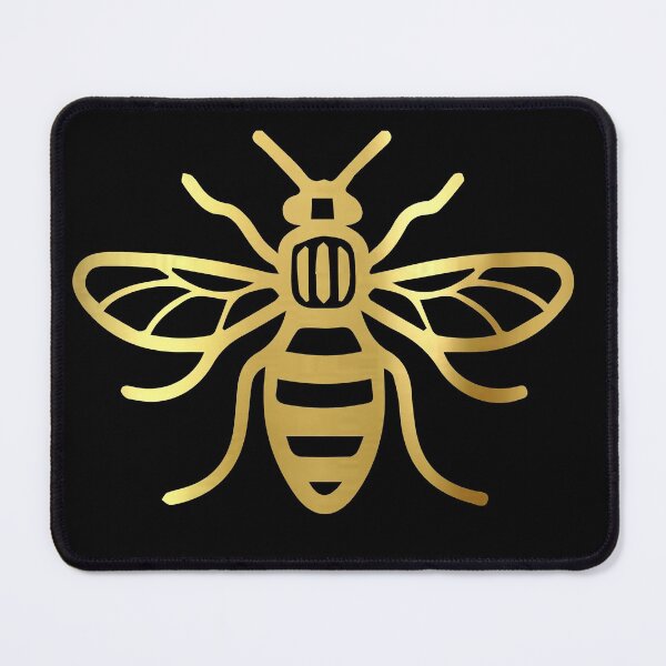 Item preview, MANCHESTER Bee Gold designed and sold by jhojho.