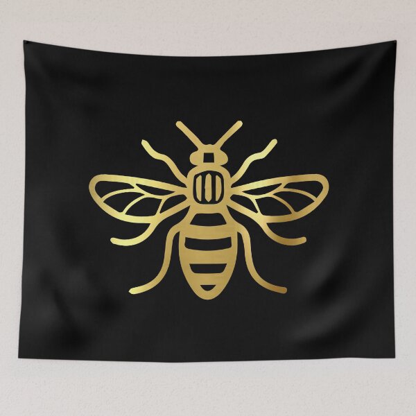 Item preview, MANCHESTER Bee Gold designed and sold by jhojho.